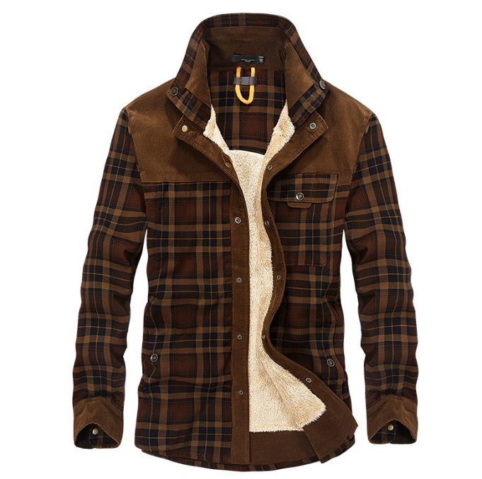 rustic lumberjack jacket