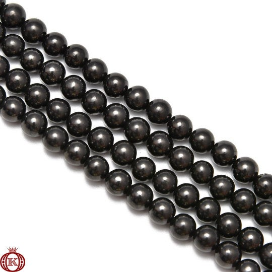  bulk shungite gemstone beads