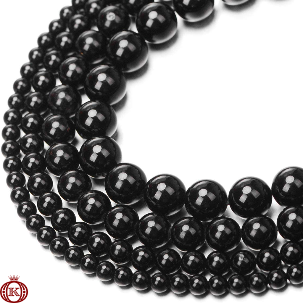 discount black tourmaline beads