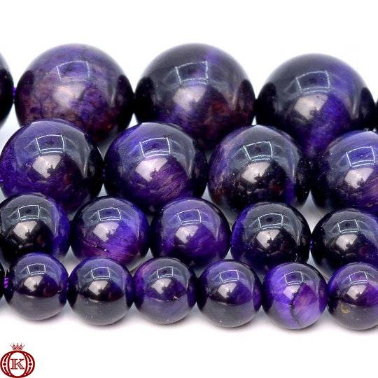 discount purple tiger eye gemstone beads