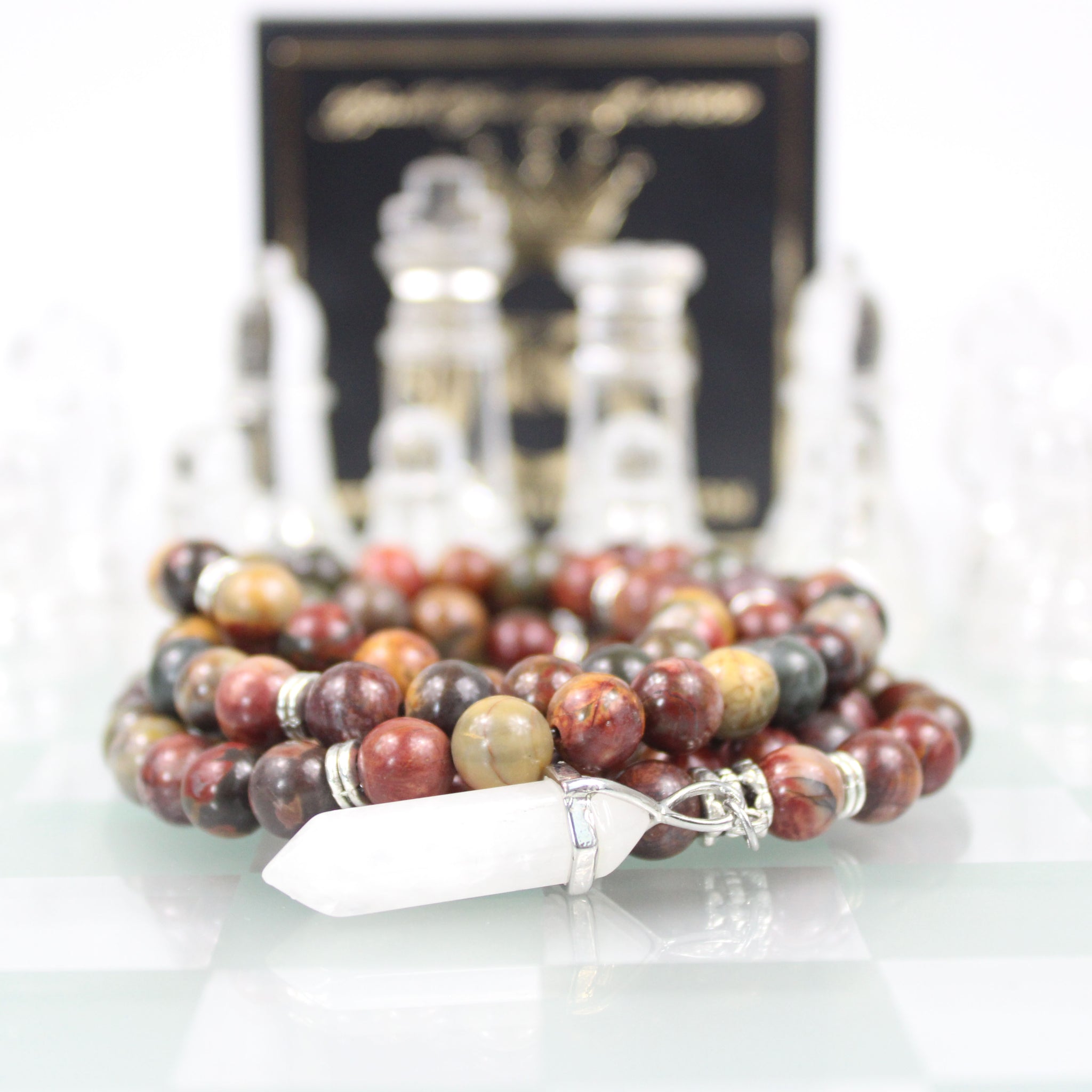 red creek jasper prayer beads