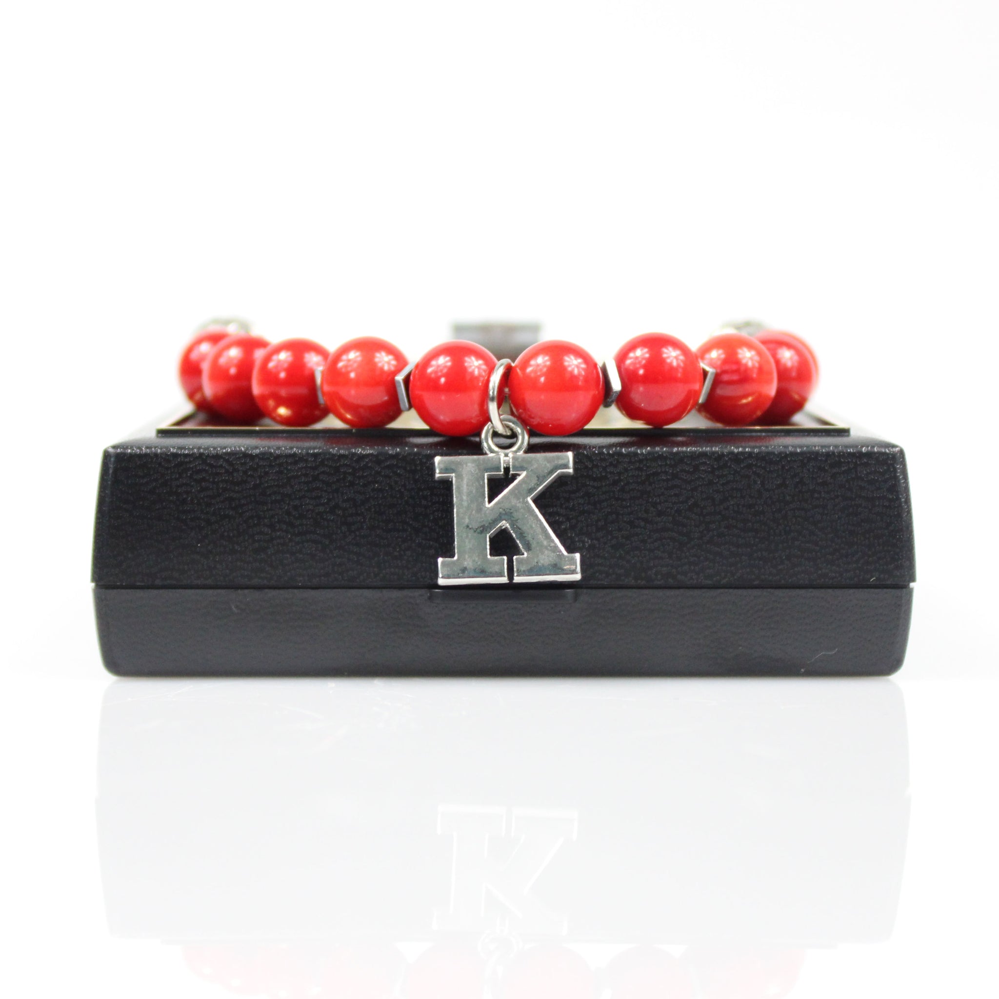 kappa alpha psi greek letter charm bead bracelet