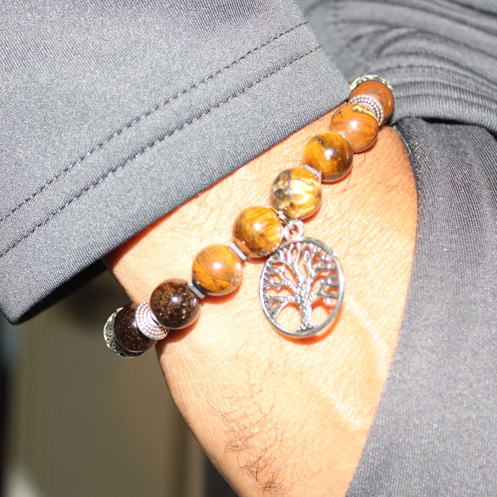 tree of life tiger eye bracelet