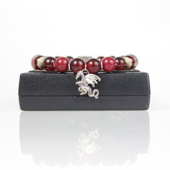 Red Dragon Charm Bracelet - 4.5 in - Bracelet