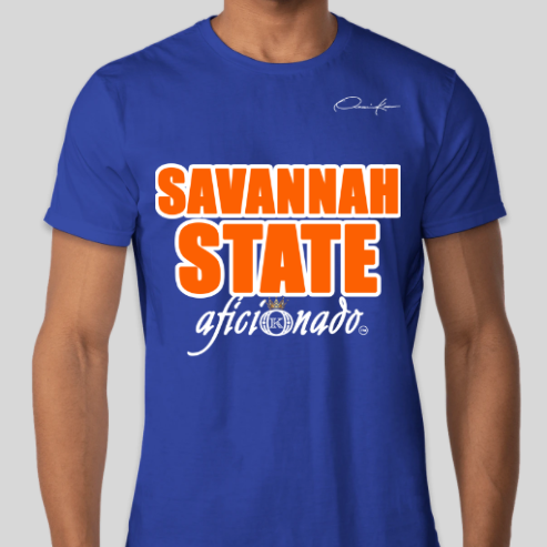 savannah state university aficionado t-shirt
