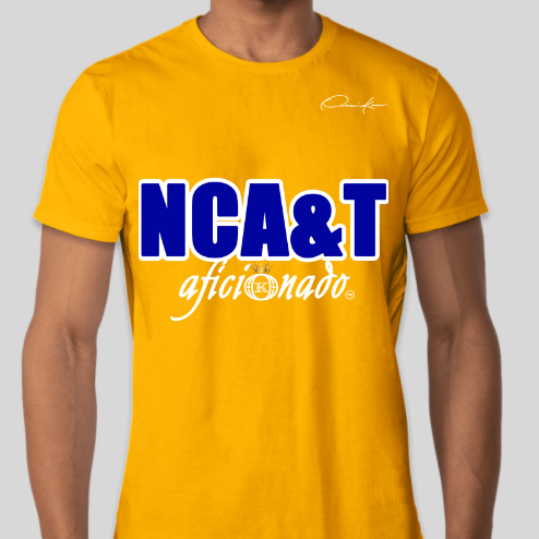north carolina a&t university aficionado t-shirt