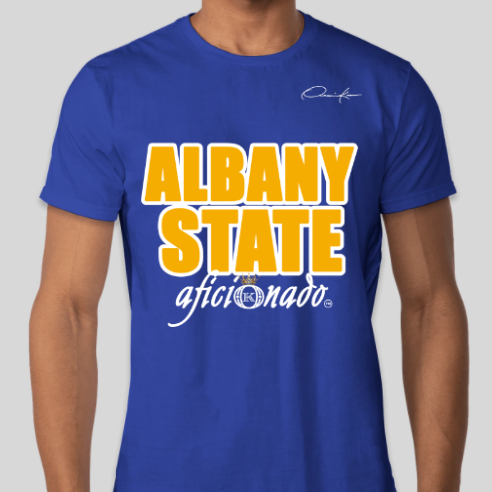 albany state university aficionado t-shirt