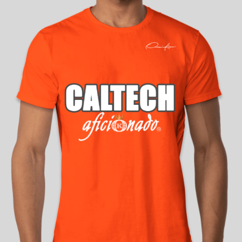 caltech university aficionado t-shirt