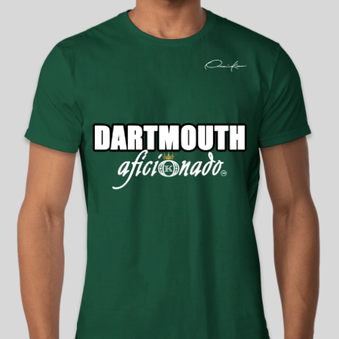 dartmouth university aficionado t-shirt