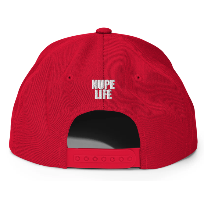 kappa alpha psi nupe life red snapback cap