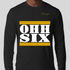 OHH SIX Long Sleeve T-Shirt - Black / Small - Long Sleeve Tee