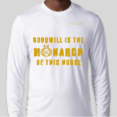 alpha phi alpha goodwill is the monarch long sleeve t-shirt white