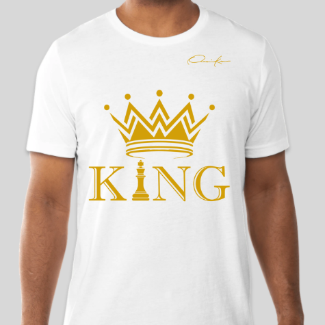 king t-shirt white