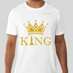 King T-Shirt - White / Small (28L x 18W in) - Shirts