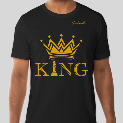 king t-shirt black