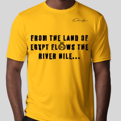 alpha phi alpha from the land of egypt t-shirt gold