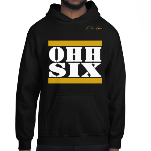 alpha phi alpha ohh six hoodie black
