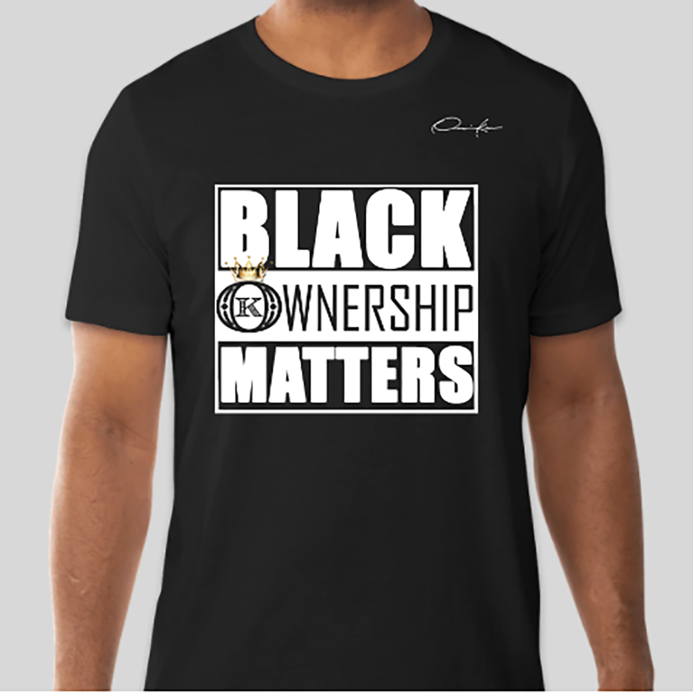 black ownership matters t-shirt black