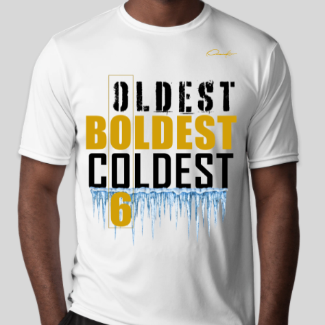 alpha phi alpha oldest boldest coldest t-shirt white