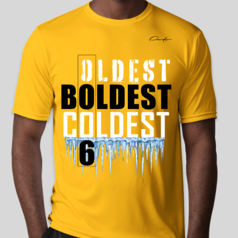 alpha phi alpha oldest boldest coldest t-shirt gold
