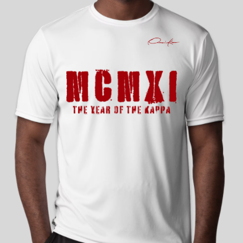 kappa alpha psi MCMXI 1911 t-shirt white