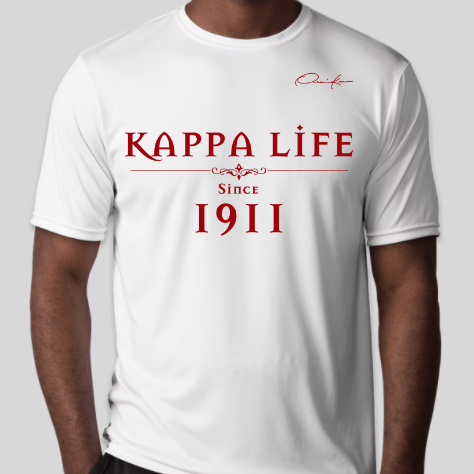 kappa alpha psi life since 1911 t-shirt white