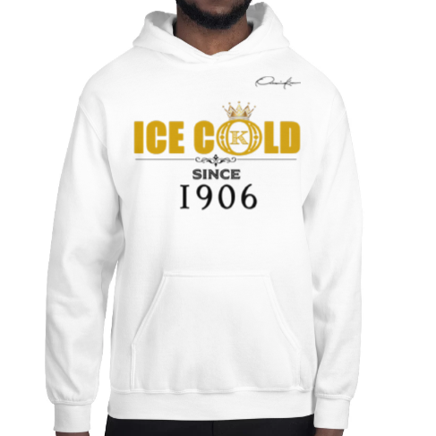 ice cold since 1906 alpha phi alpha hoodie white