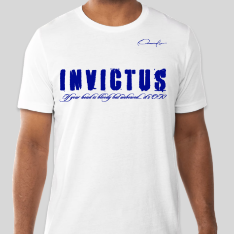 invictus phi beta sigma fraternity t-shirt white