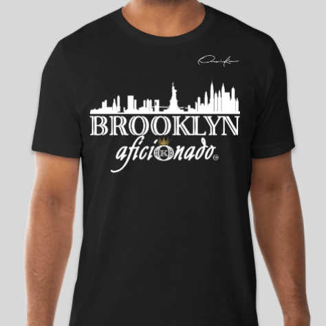 official brooklyn aficionado t-shirt black