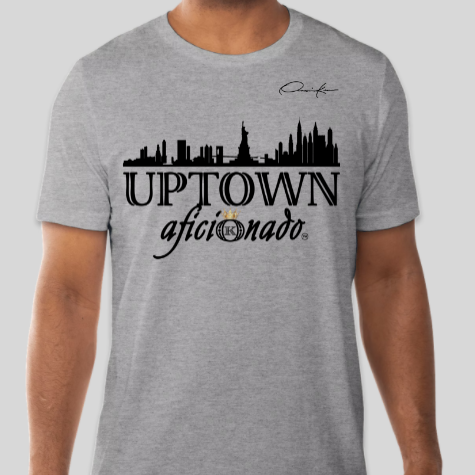 official uptown aficionado t-shirt gray
