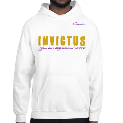 invictus omega psi phi fraternity hoodie white