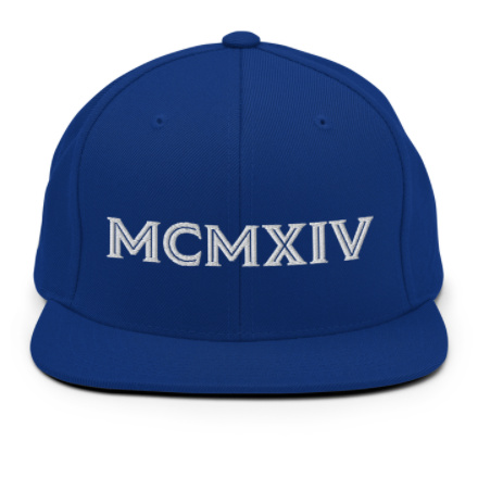 phi beta sigma MCMXIV 1914 baseball cap royal blue