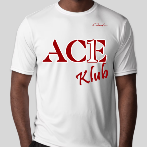 kappa alpha psi ace klub line number t-shirt white