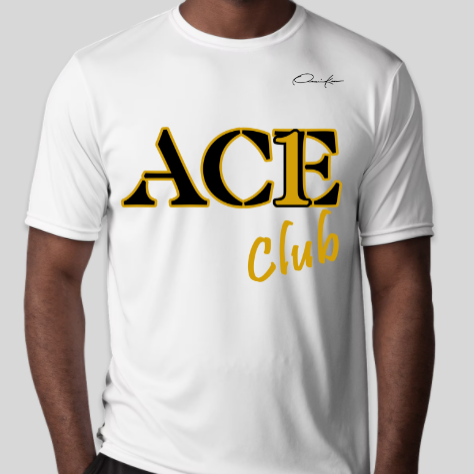alpha phi alpha ace club shirt white