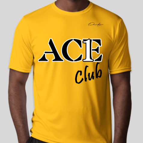 alpha phi alpha ace club shirt gold