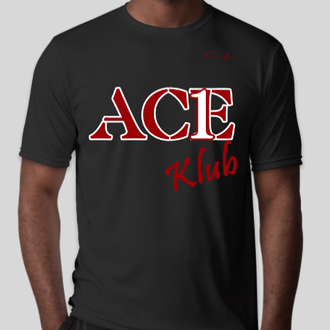 kappa alpha psi ace klub line number t-shirt black