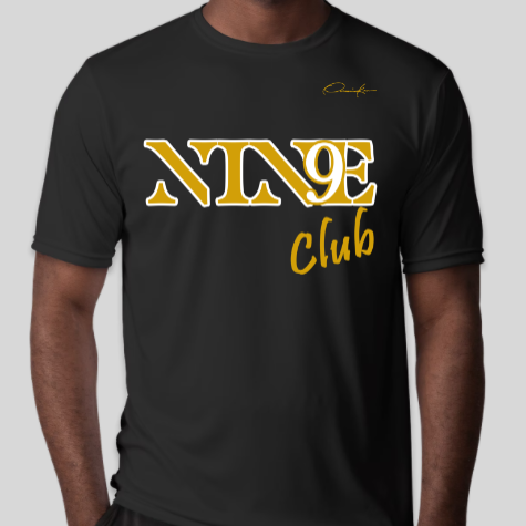 alpha phi alpha nine club shirt black