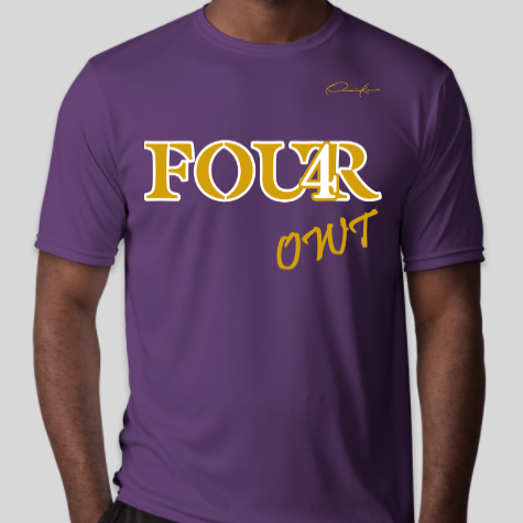 omega psi phi owt four club quad shirt purple