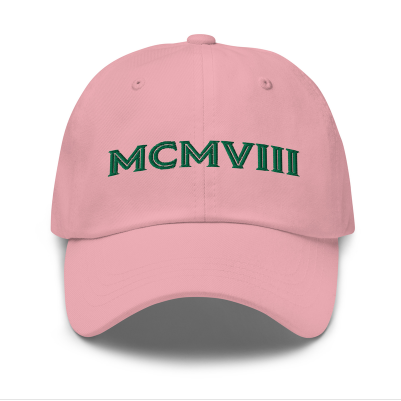 alpha kappa alpha MCMVIII 1908 pink cap