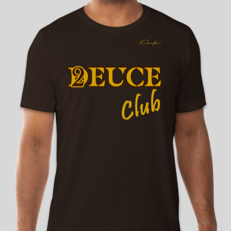iota phi theta deuce club t-shirt brown