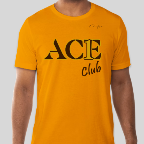 iota phi theta ace club t-shirt gold