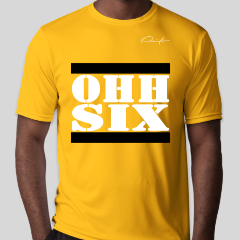 alpha phi alpha ohh six t-shirt gold