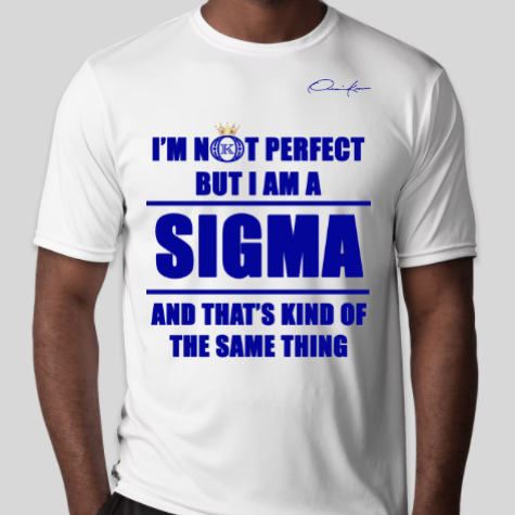 i'm not perfect but i am a phi beta sigma t-shirt white