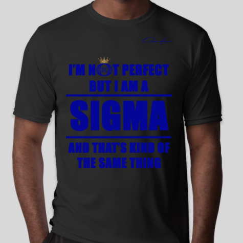 i'm not perfect but i am a phi beta sigma t-shirt black