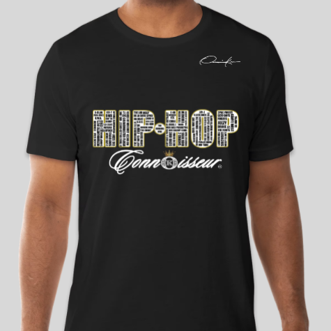 hip-hop connoisseur rap legends shirt black