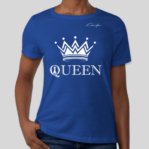 queen t-shirt royal blue
