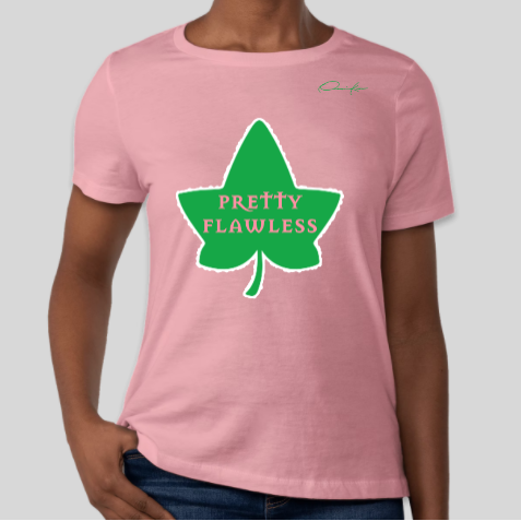 alpha kappa alpha ivy pretty flawless shirt pink