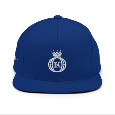 custom embroidered logo baseball cap royal blue