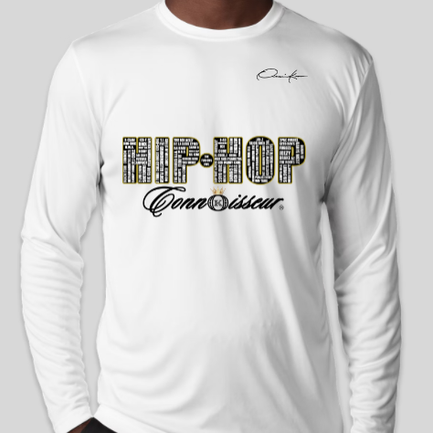 hip-hop rap legends long sleeve shirt white