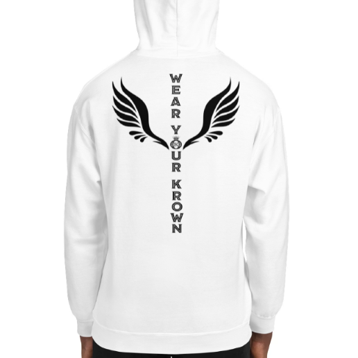 signature collection hoodie white